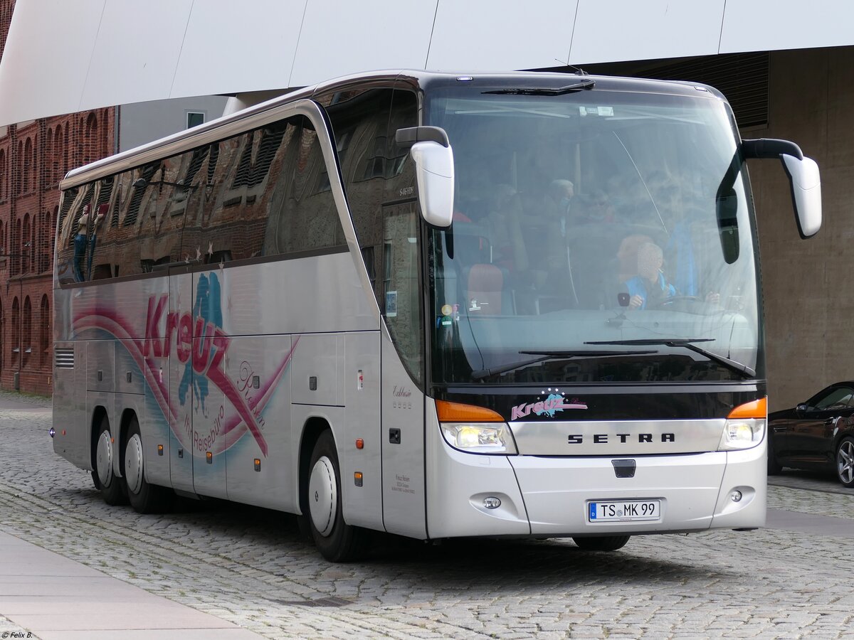 Setra 416 HDH von Kreuz Reisen aus Deutschland in Stralsund am 13.09.2020