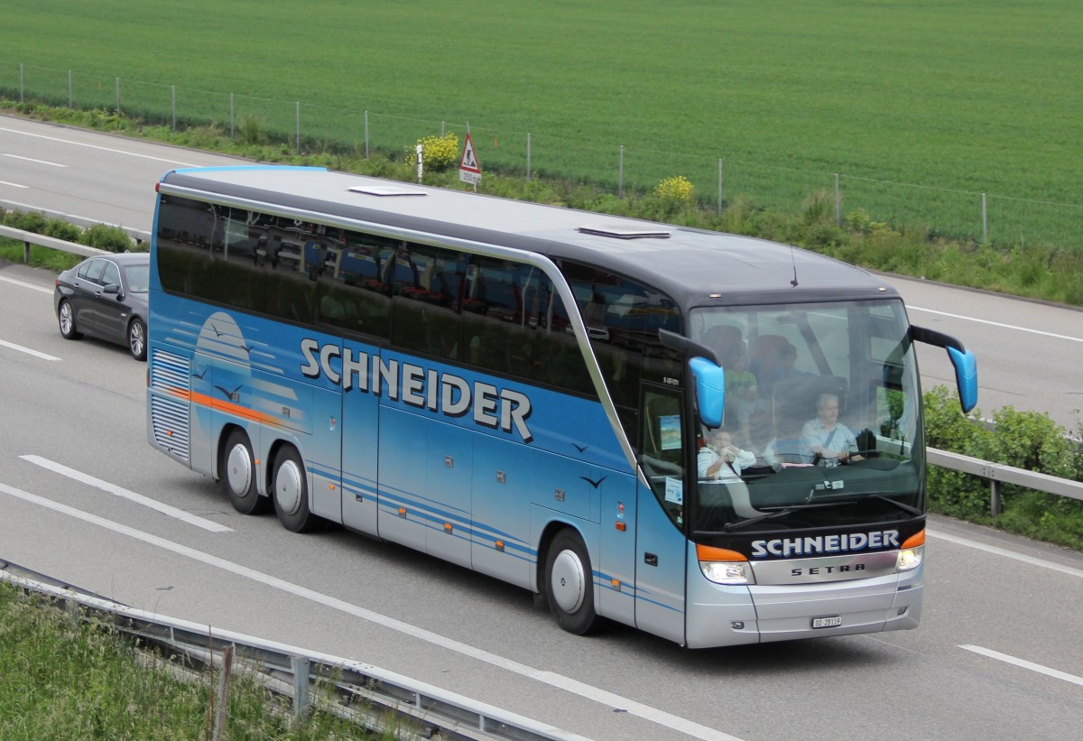 Setra 416 HDH Schenider Reisen, Oensingen 17.05.2014