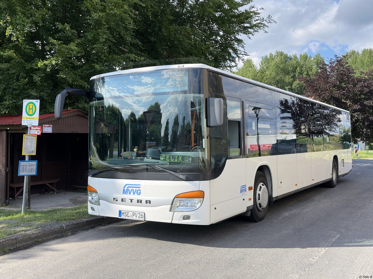 Setra 416 NF der MVVG in Alt Schwerin am 19.06.2024