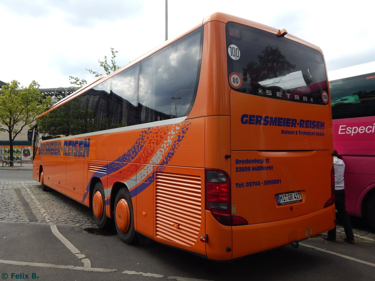 Setra 417 GT-HD von Gersmeier-Reisen aus Deutschland in Berlin am 24.08.2015