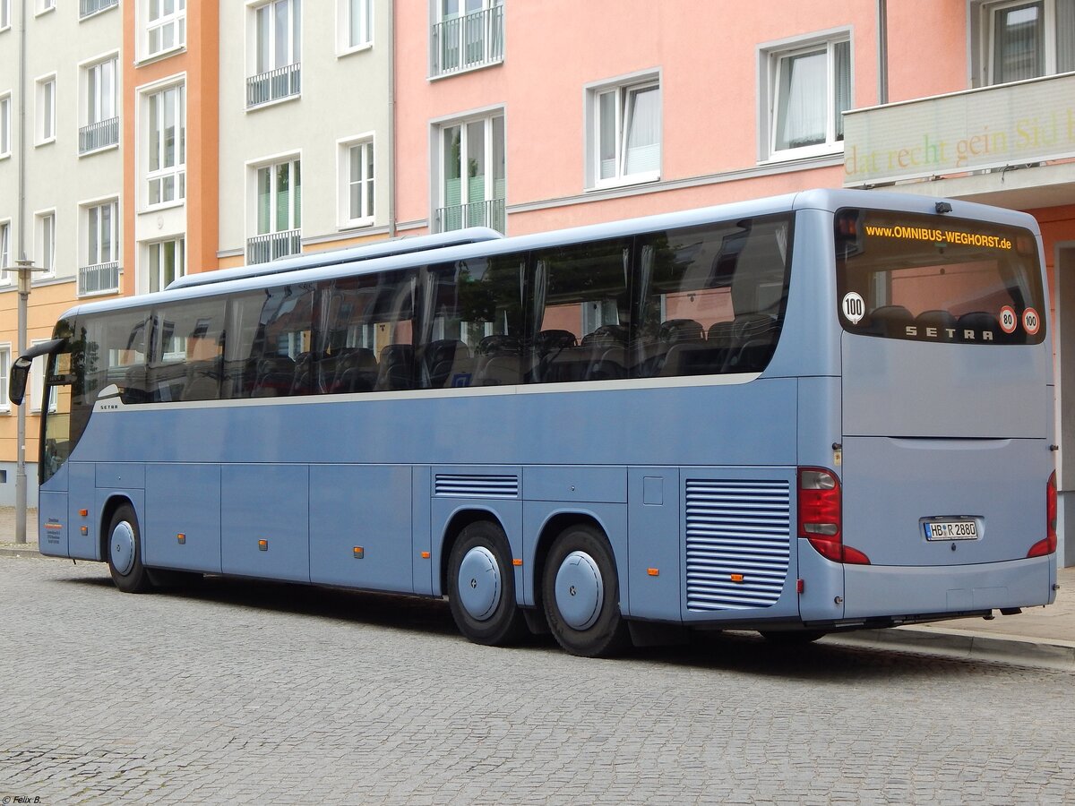 Setra 417 GT-HD von Weghorst aus Deutschland in Neubrandenburg am 30.05.2019