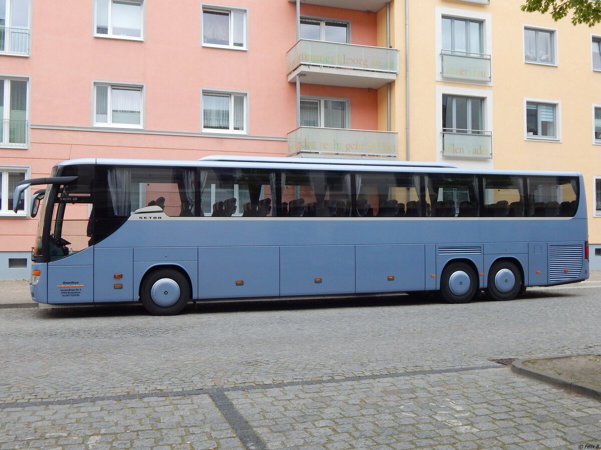 Setra 417 GT-HD von Weghorst aus Deutschland in Neubrandenburg am 30.05.2019