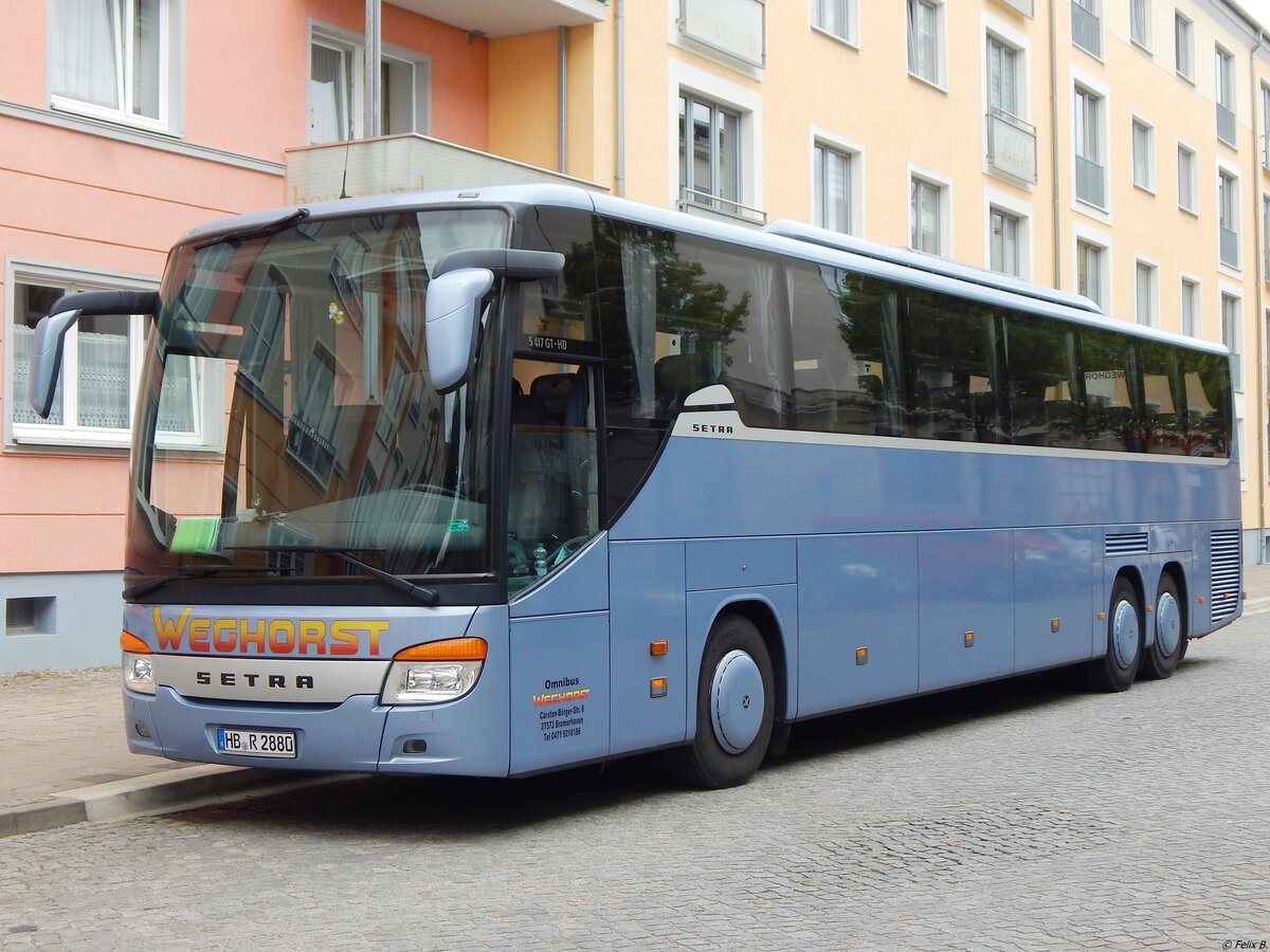 Setra 417 GT-HD von Weghorst aus Deutschland in Neubrandenburg am 30.05.2019