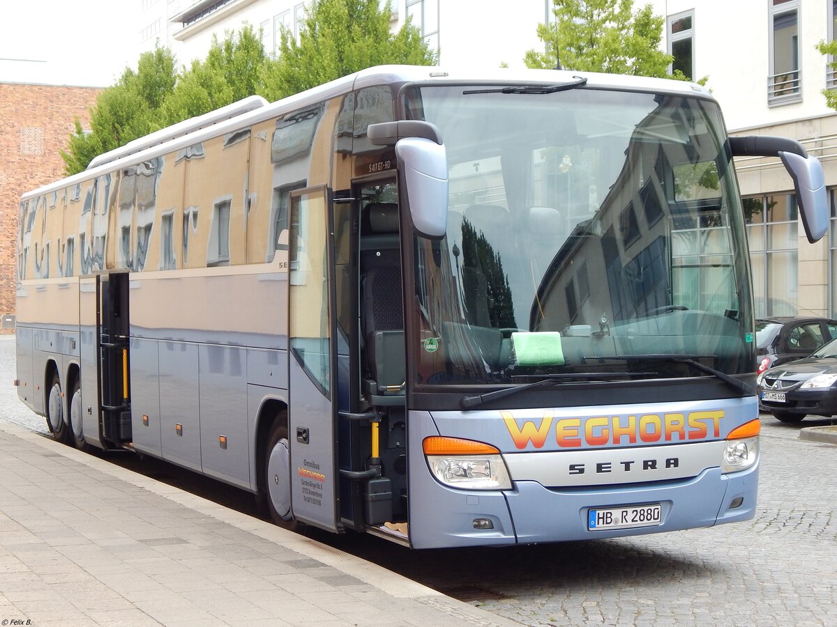 Setra 417 GT-HD von Weghorst aus Deutschland in Neubrandenburg am 30.05.2019