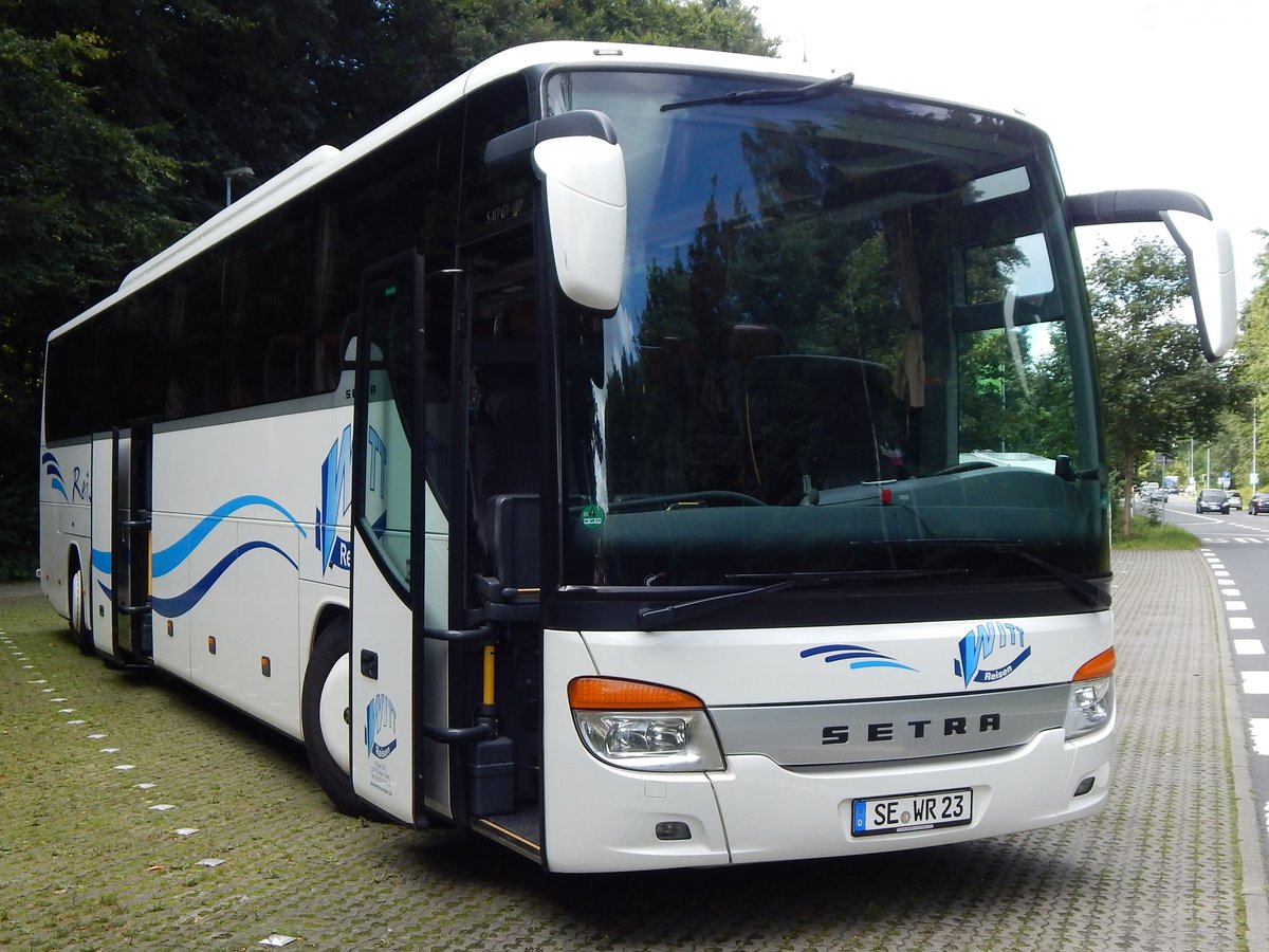 Setra 417 GT-HD von Witt Reisen aus Deutschland in Rostock am 14.09.2016