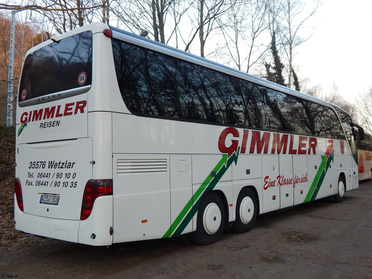 Setra 417 HDH von Gimmler aus Deutschland in Binz am 24.02.2019