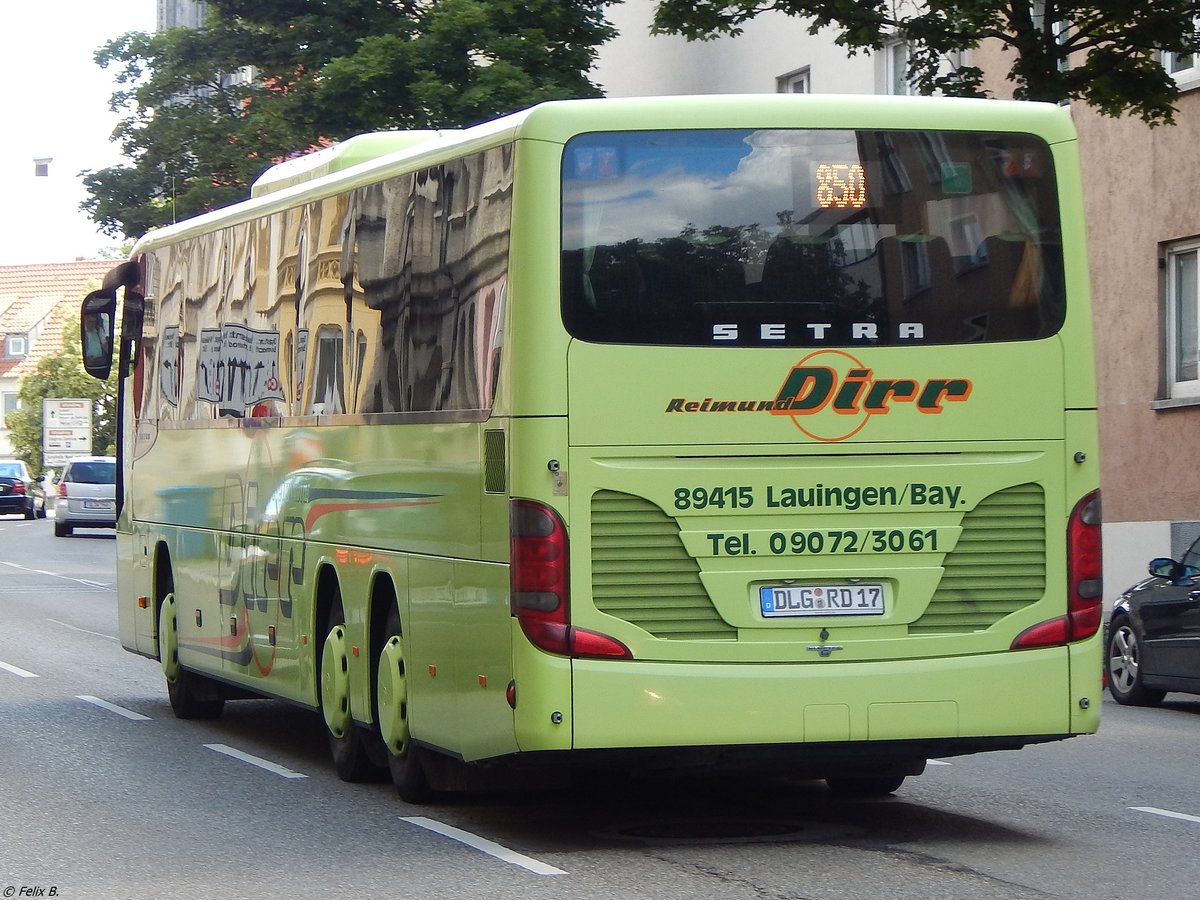Setra 417 UL von Dirr aus Deutschland in Ulm am 19.06.2018