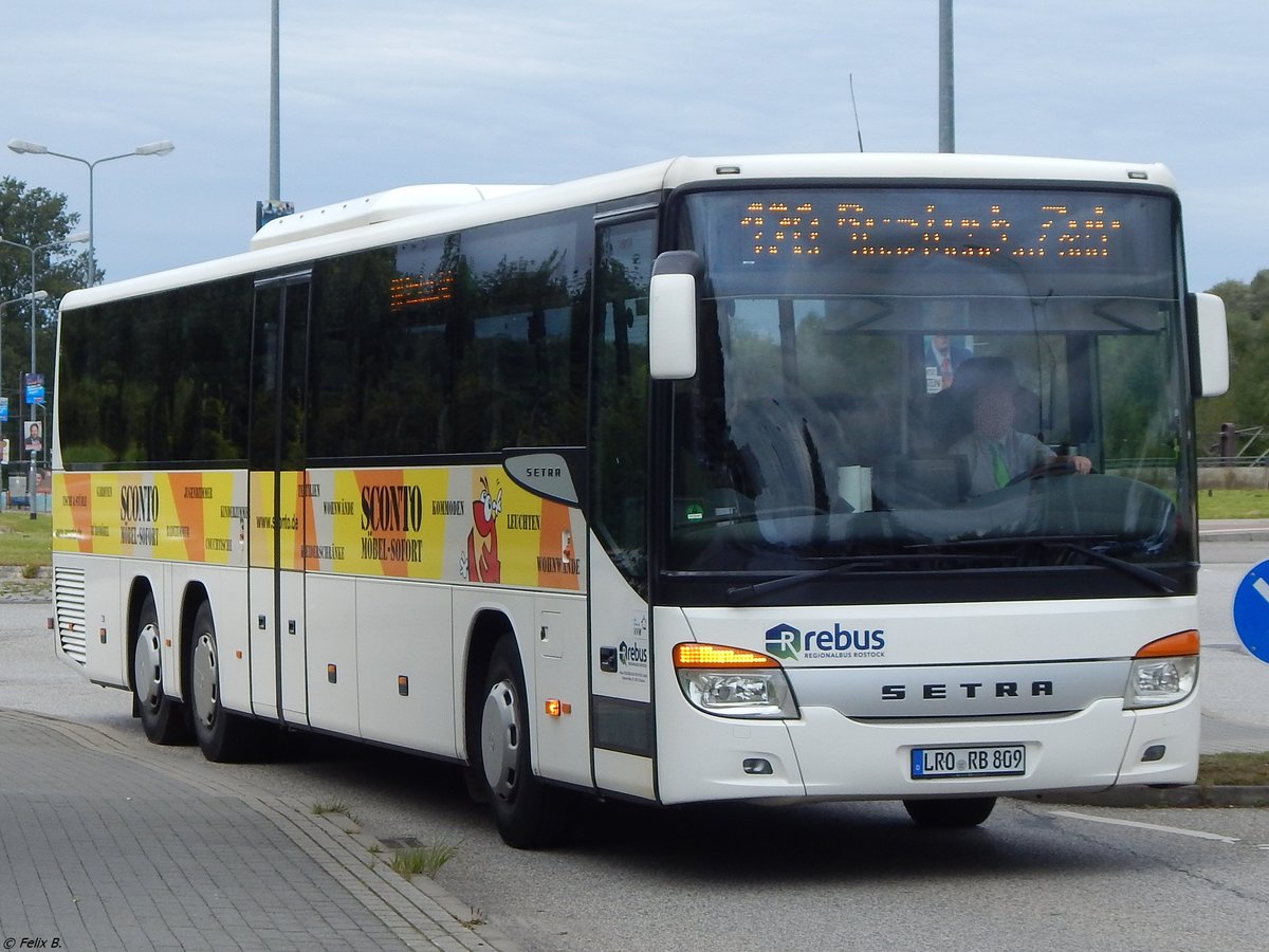Setra 417 UL von Regionalbus Rostock in Rostock am 07.09.2017