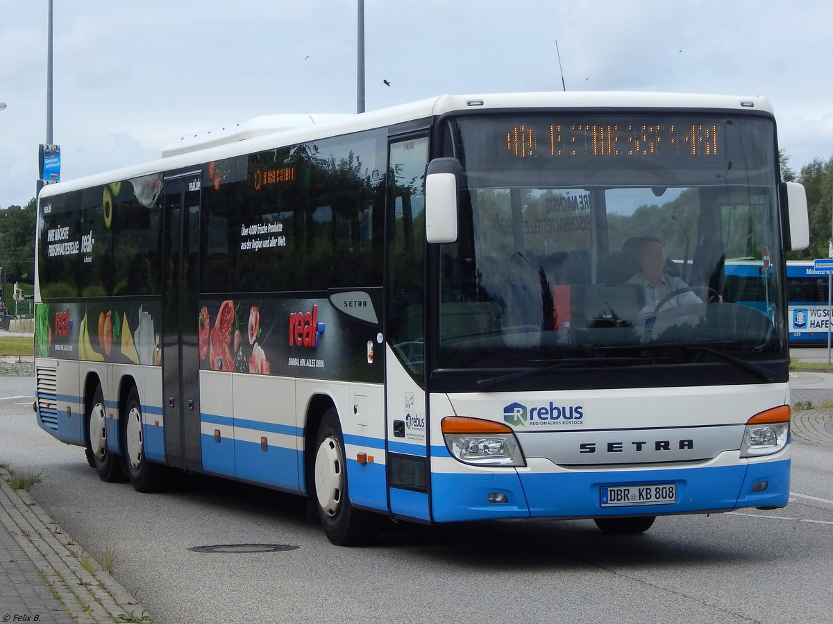 Setra 417 UL von Regionalbus Rostock in Rostock am 07.09.2017