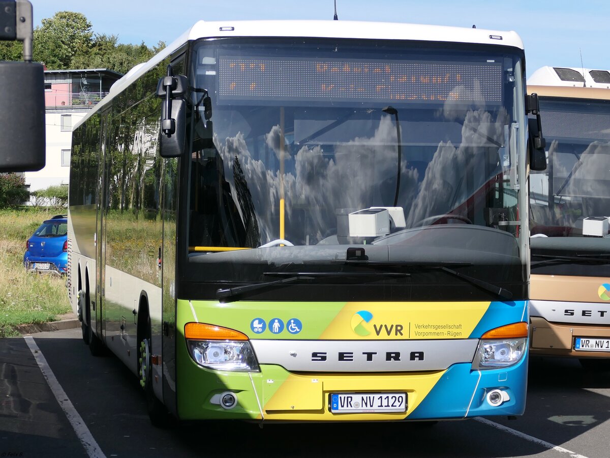 Setra 418 LE Business der VVR in Sassnitz am 11.08.2024
