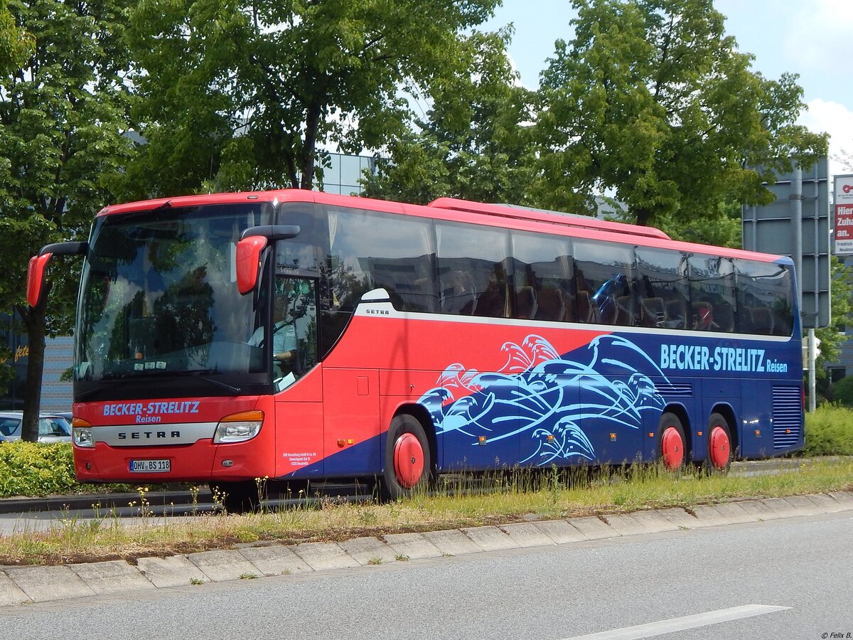 Setra 419 GT-HD von Becker-Strelitz Reisen aus Deutschland in Neubrandenburg am 18.05.2019