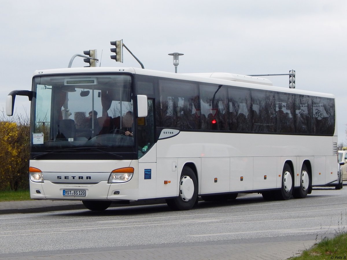 Setra 419 UL von Becker-Strelitz Reisen aus Deutschland in Sassnitz am 13.04.2016