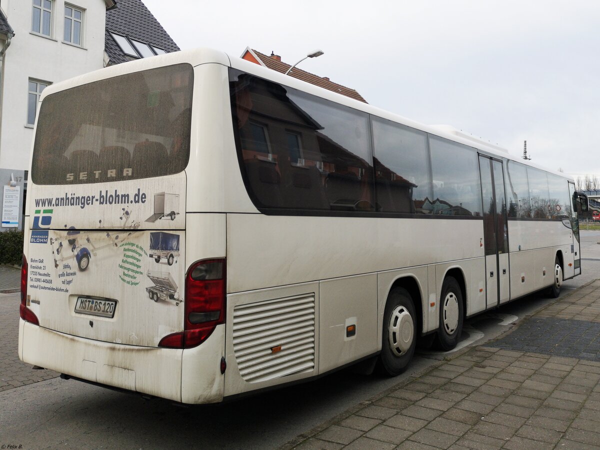 Setra 419 UL von Becker-Strelitz Reisen aus Deutschland in Neubrandenburg am 09.03.2020