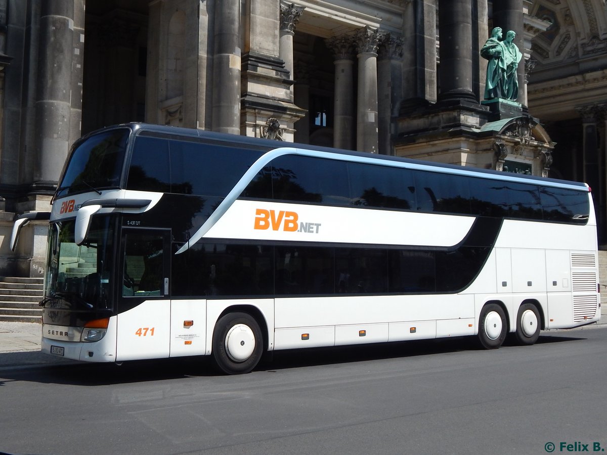 Setra 431 DT von BVB.net aus Deutschland in Berlin am 08.06.2016