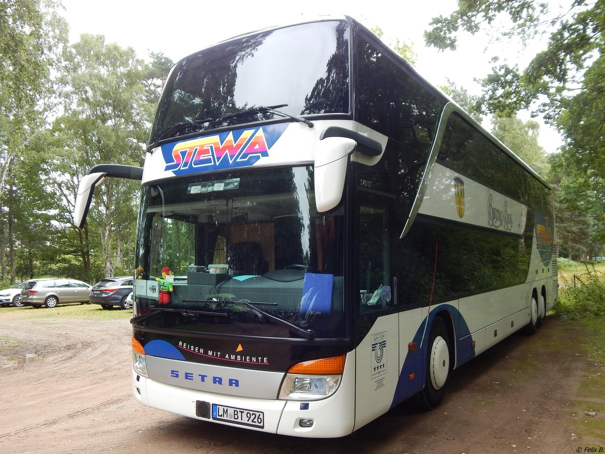 Setra 431 DT von Die Busfahrer Touristik/Stewa aus Deutschland in Binz am 22.08.2017