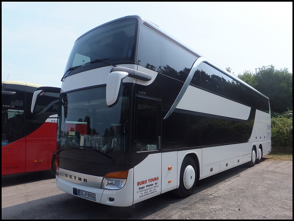 Setra 431 DT von Euro Tours aus Deutschland in Binz am 26.07.2013