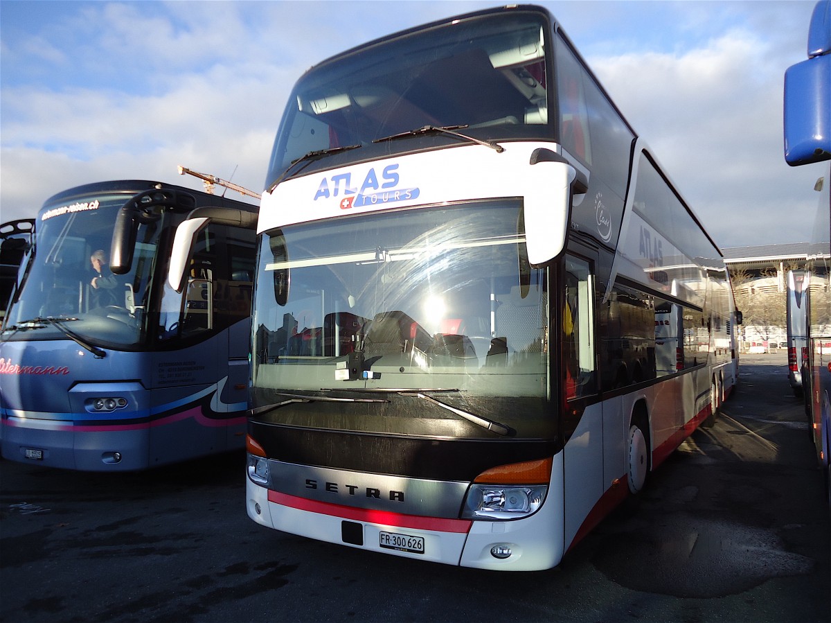Setra 431 DT Euro6, n° 26 Atlas Tours (Edelline), Berne novembre 2015