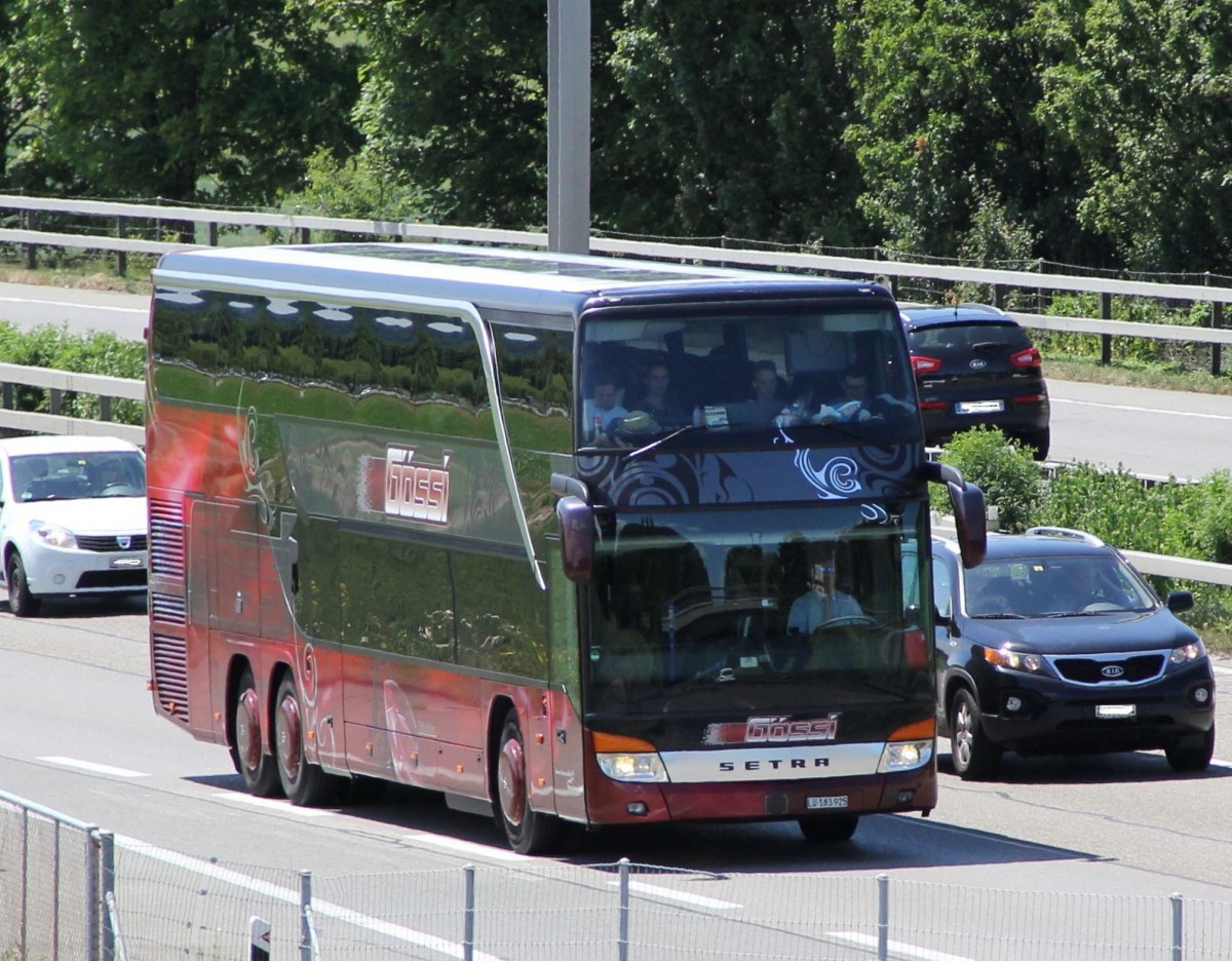 Setra 431 DT, Gössi Reisen, près de Berne (juin 2015)