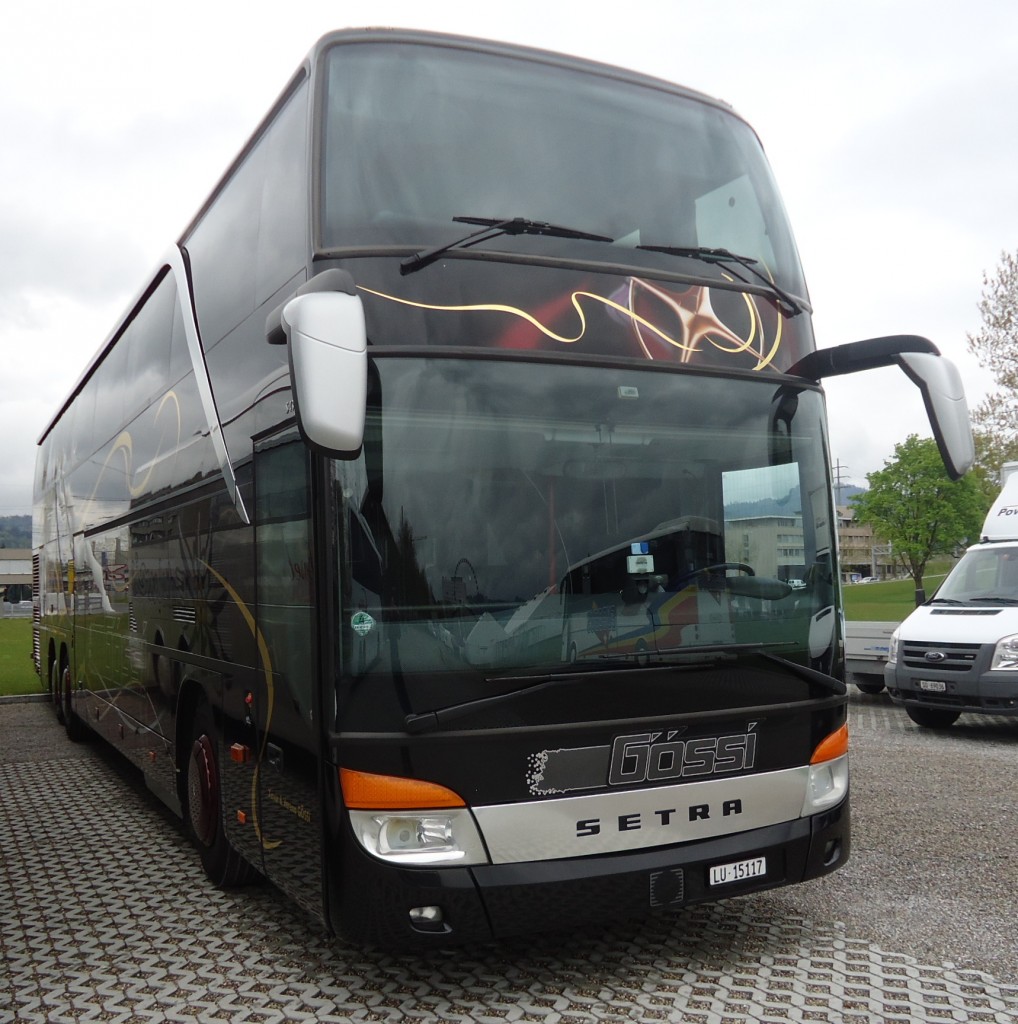 Setra 431 DT n° 4, Gössi Reisen, Berne printemps 2014