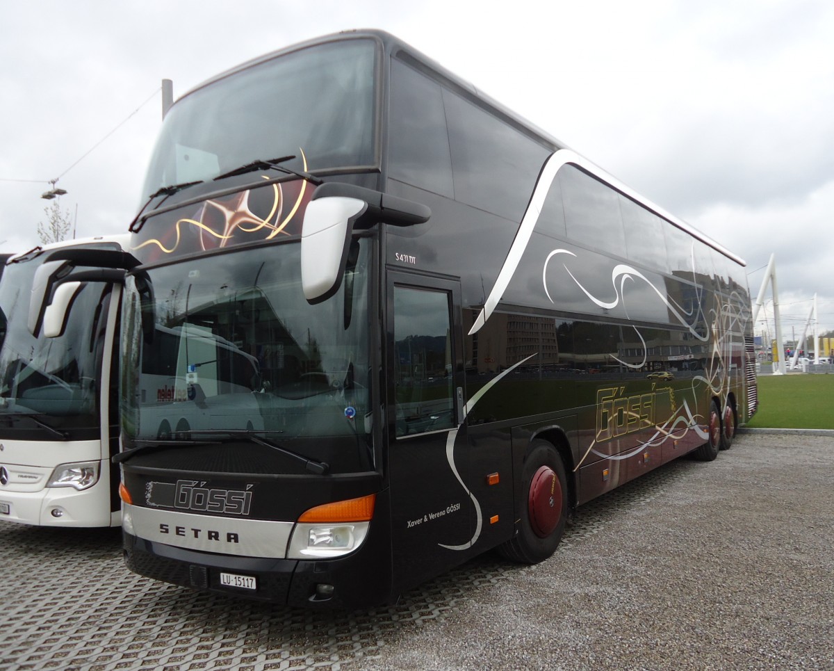 Setra 431 DT n° 4, Gössi Reisen, Berne printemps 2014