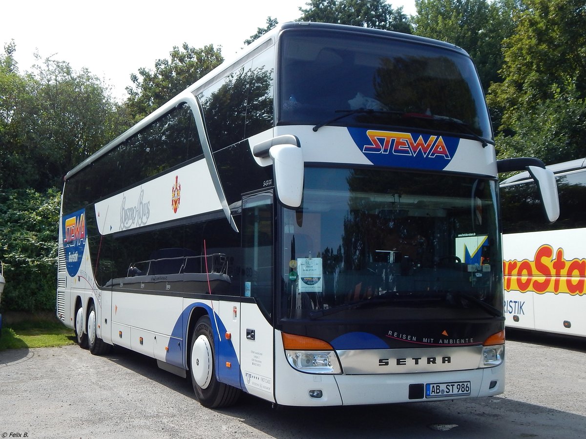 Setra 431 DT von Stewa aus Deutschland in Binz am 26.08.2017