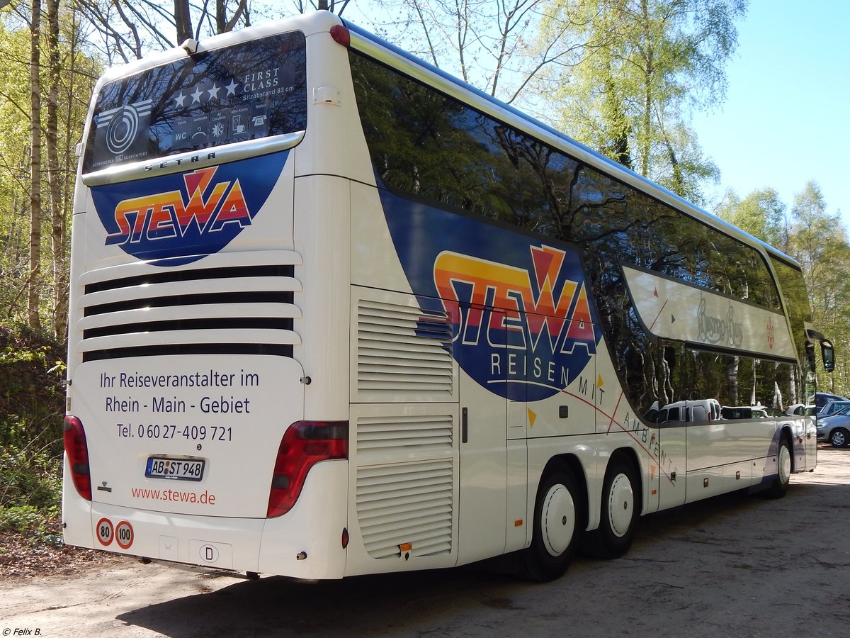 Setra 431 DT von Stewa aus Deutschland in Binz am 04.05.2018