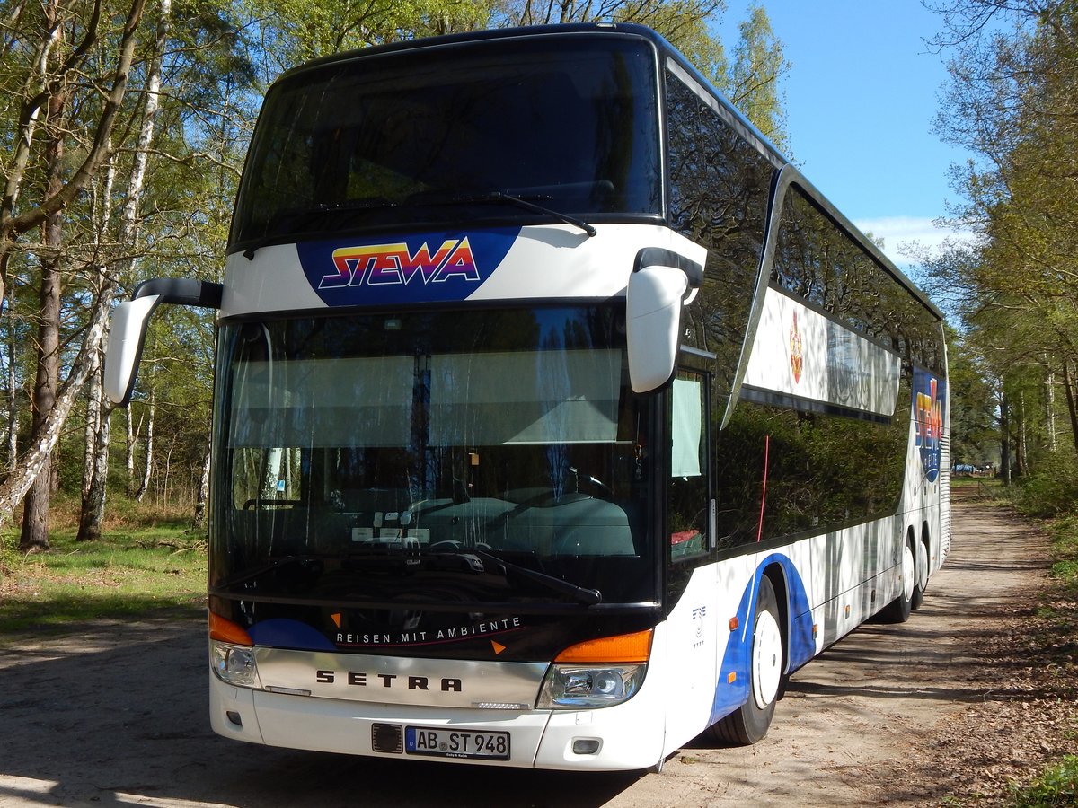 Setra 431 DT von Stewa aus Deutschland in Binz am 04.05.2018
