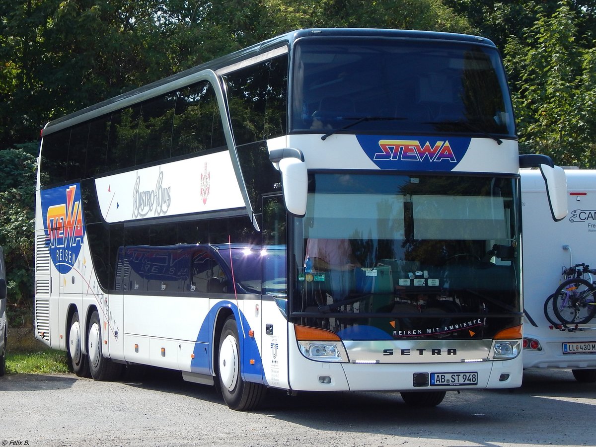 Setra 431 DT von Stewa aus Deutschland in Binz am 16.08.2018
