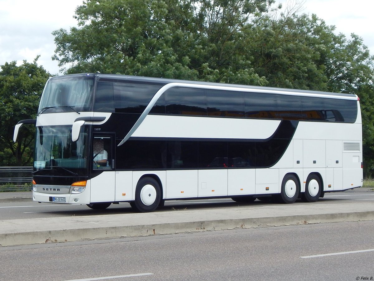 Setra 431 DT Vorführwagen für Touring aus Deutschland in Karlsruhe am 22.06.2018