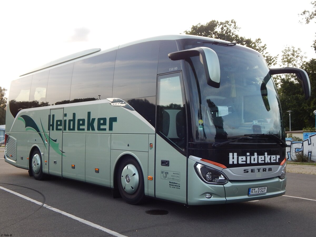 Setra 511 HD von Heideker aus Deutschland in Neubrandenburg am 16.08.2019