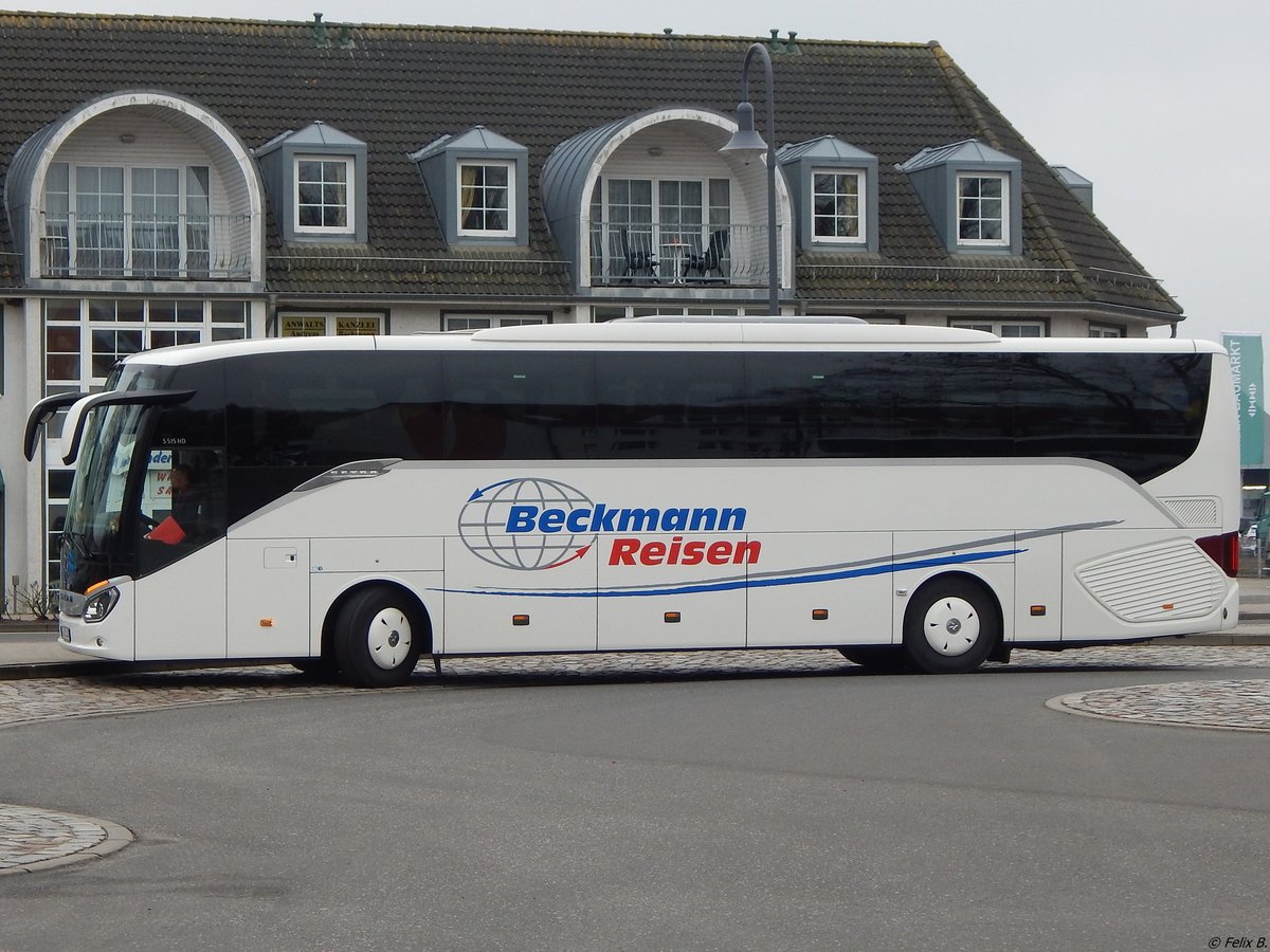 Setra 515 HD von Beckmann aus Deutschland in Binz am 14.04.2018