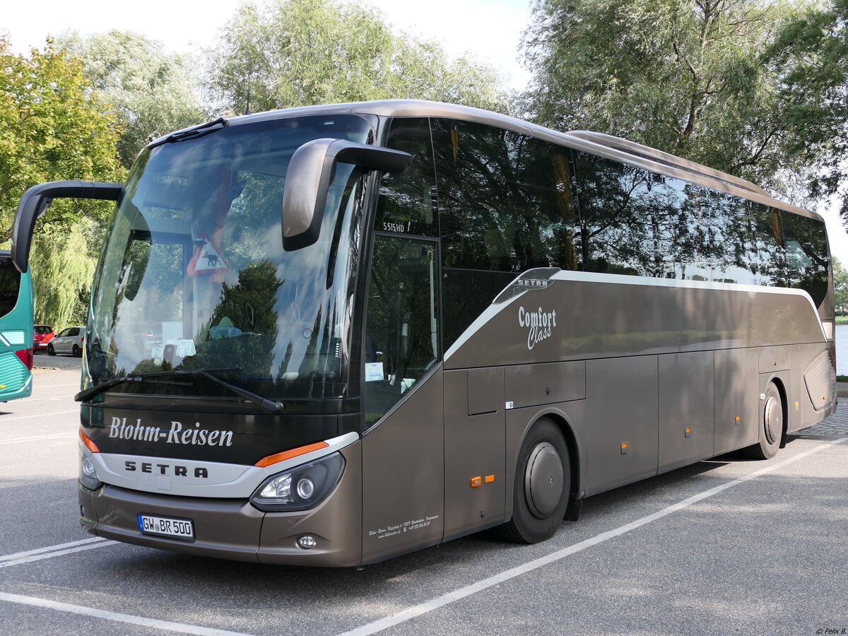 Setra 515 HD von Blohm-Reisen aus Deutschland in Stralsund am 05.09.2021