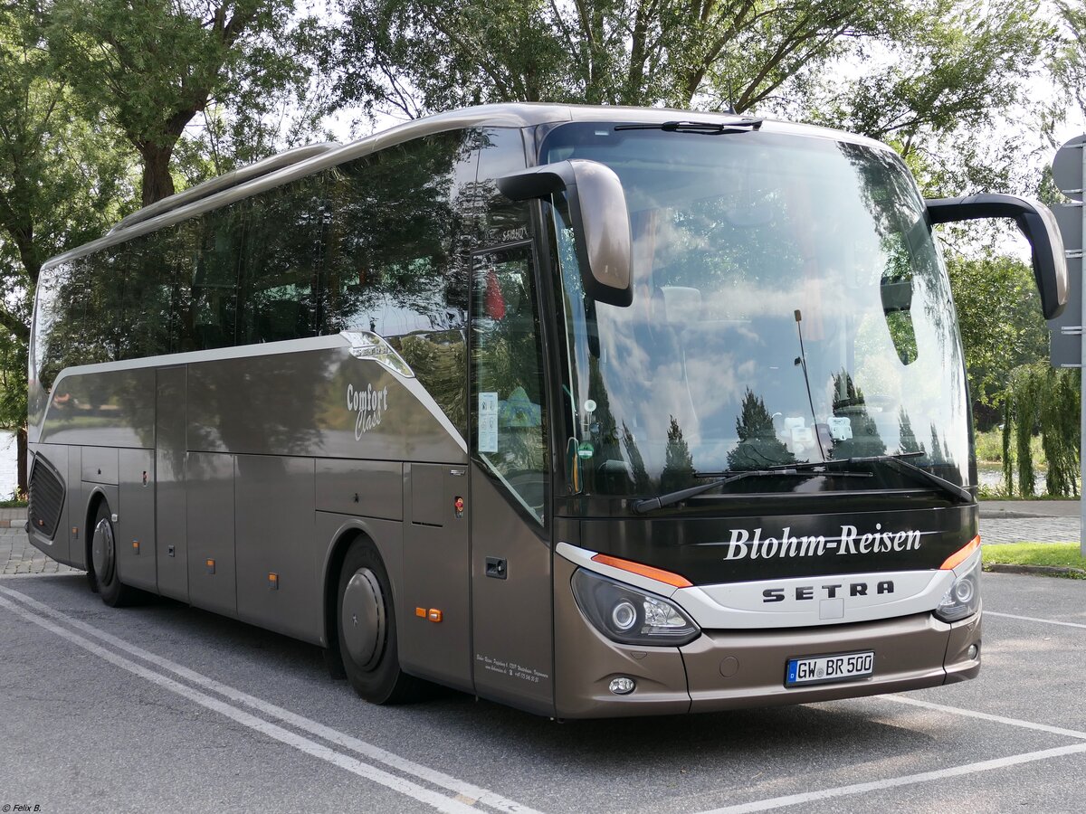 Setra 515 HD von Blohm-Reisen aus Deutschland in Stralsund am 05.09.2021