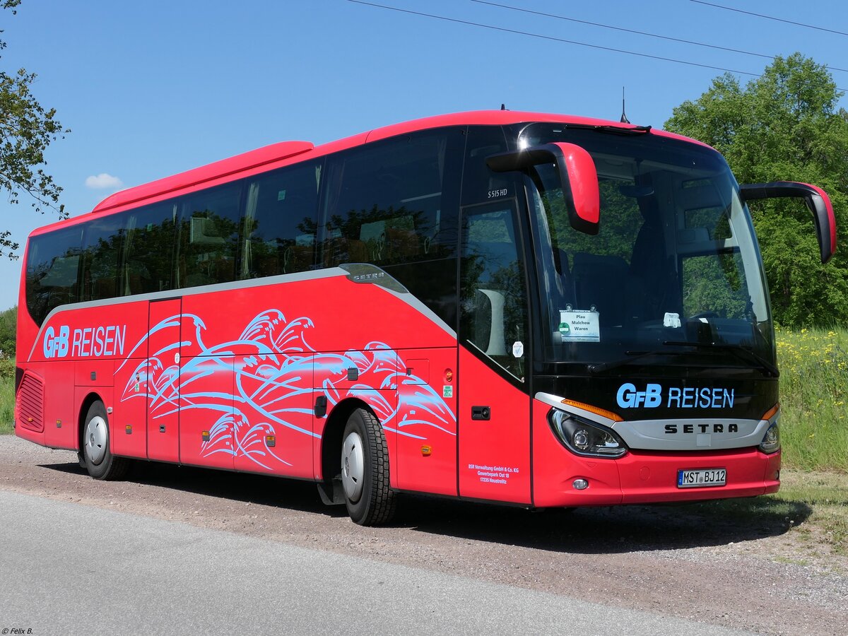 Setra 515 HD von GFB-Reisen aus Deutschland in Plau am See am 13.05.2023