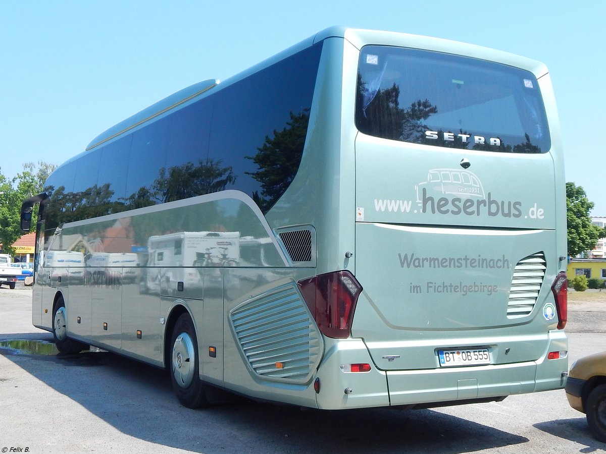 Setra 515 HD der Heserbus aus Deutschland in Binz am 02.06.2018