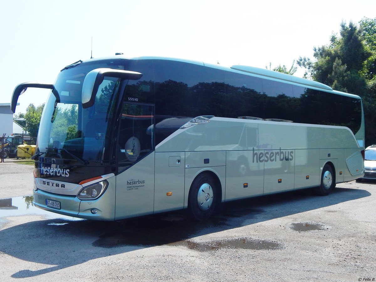 Setra 515 HD der Heserbus aus Deutschland in Binz am 02.06.2018