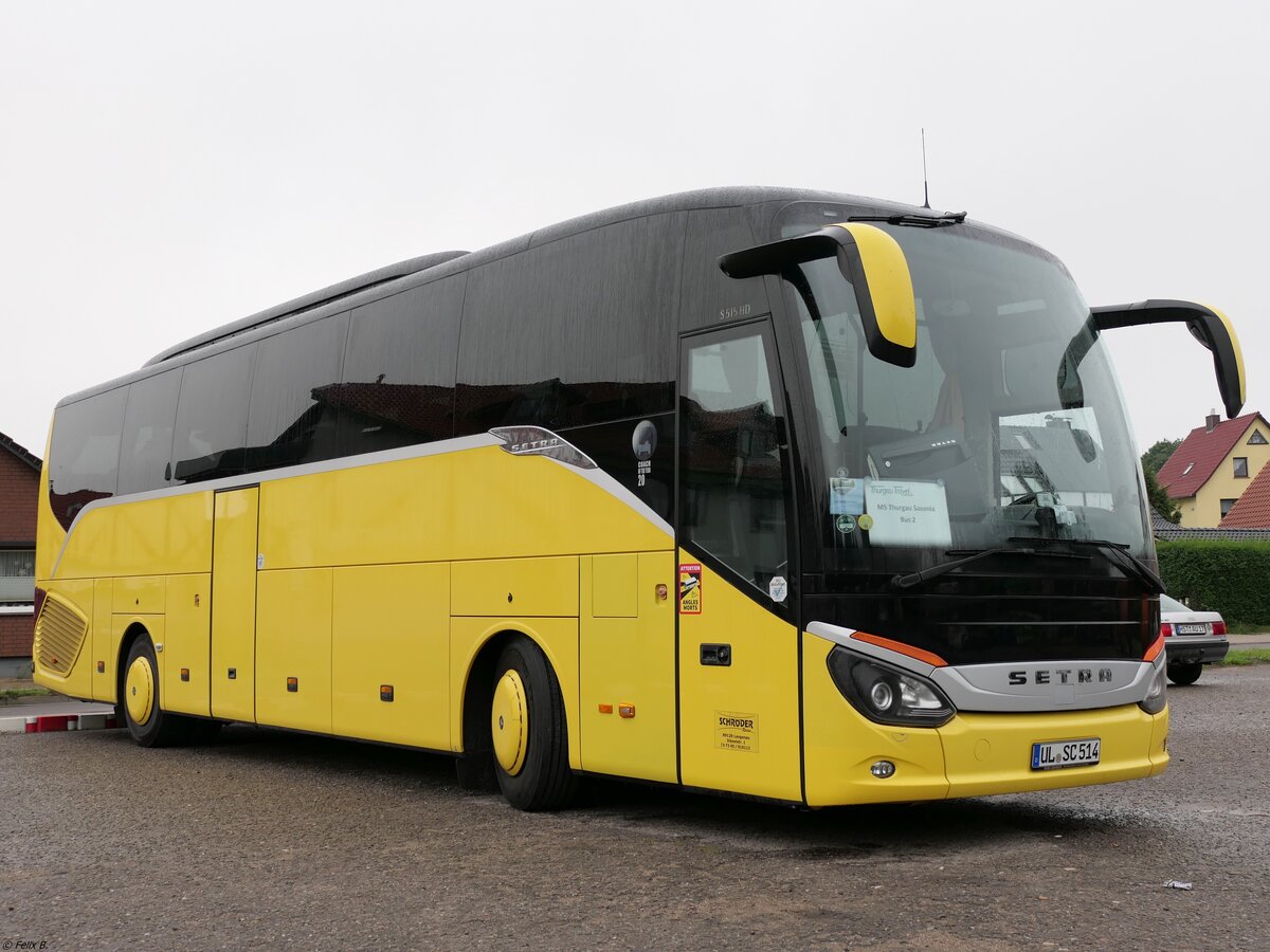 Setra 515 HD von Schröder aus Deutschland in Bergen am 27.08.2021