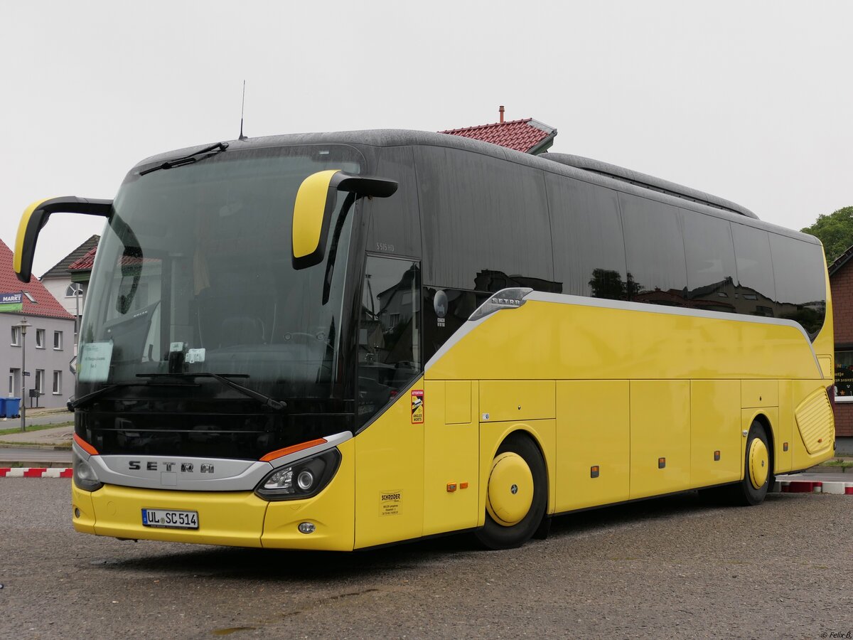 Setra 515 HD von Schröder aus Deutschland in Bergen am 27.08.2021