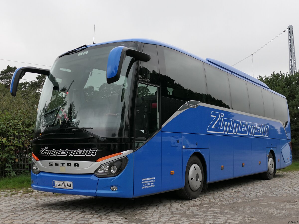 Setra 515 HD von Zimmermann aus Deutschland in Binz am 27.08.2021