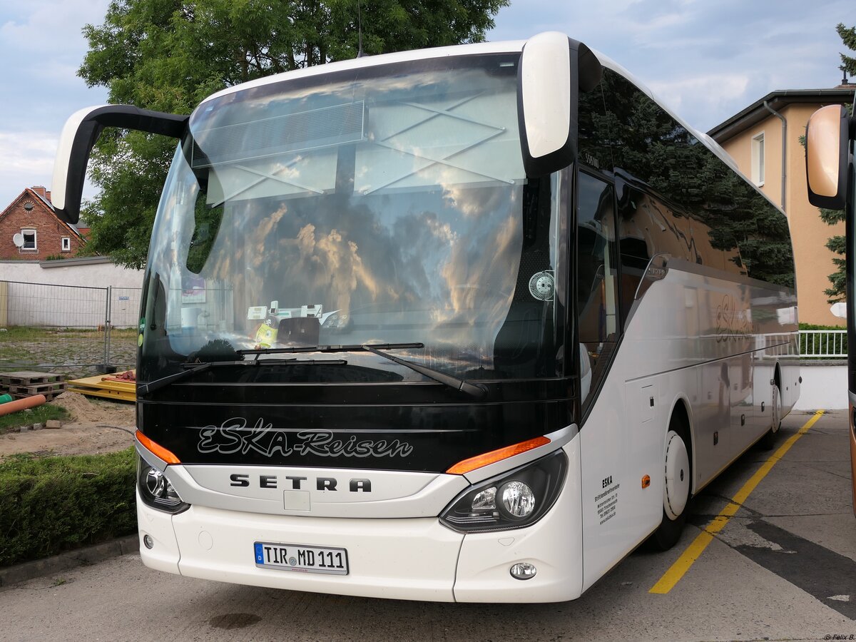 Setra 515 MD von Eska-Reisen aus Deutschland in Sassnitz am 08.08.2021