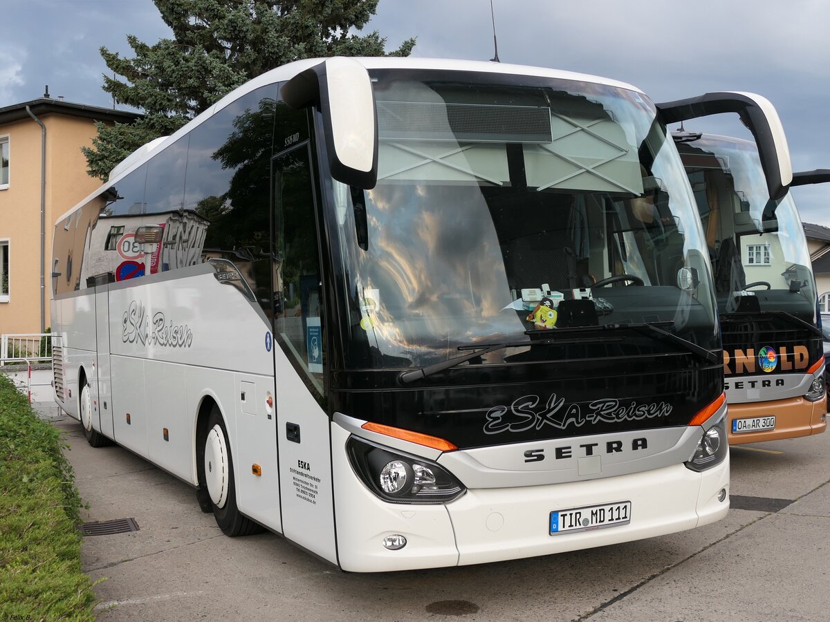 Setra 515 MD von Eska-Reisen aus Deutschland in Sassnitz am 08.08.2021