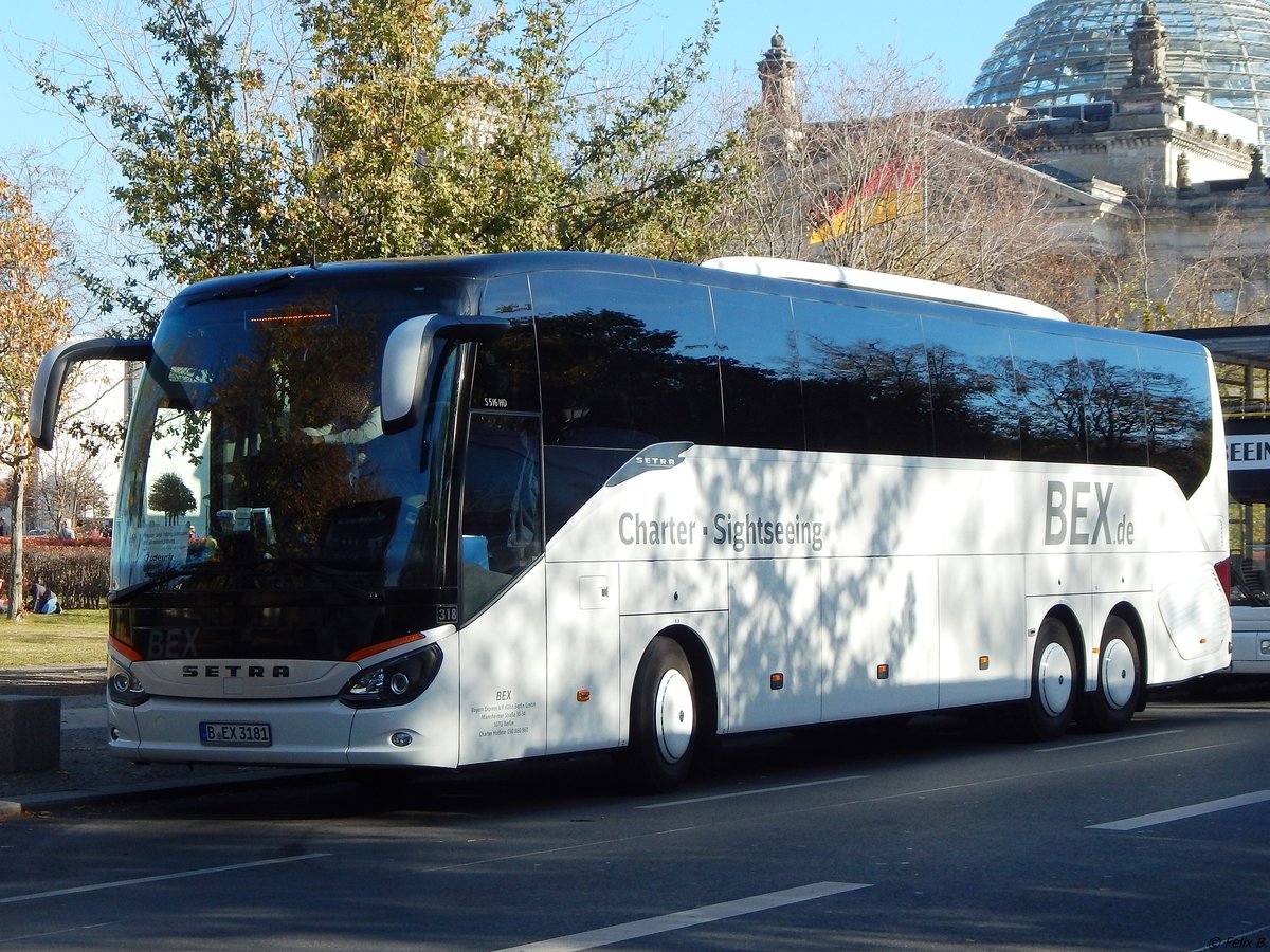 Setra 516 HD von BEX aus Deutschland in Berlin am 31.10.2018