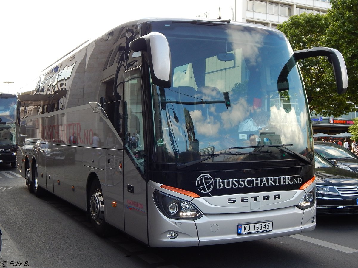 Setra 516 HD von Busscharter.no aus Norwegen in Berlin am 09.06.2016