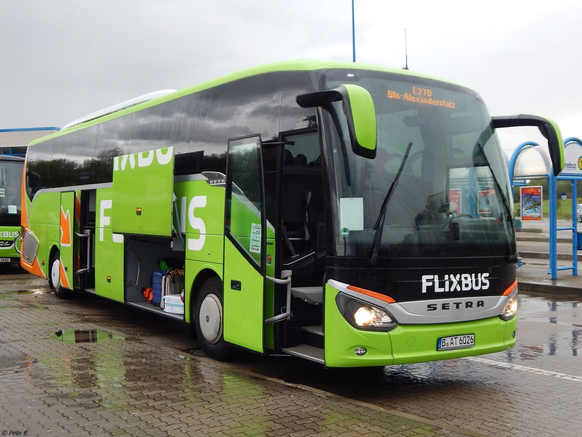 Setra 516 HD von Flixbus/BusArt aus Deutschland in Rostock am 07.09.2017