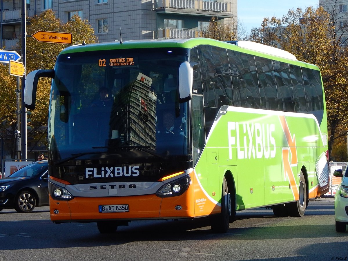 Setra 516 HD von Flixbus/BusArt aus Deutschland in Berlin am 31.10.2018