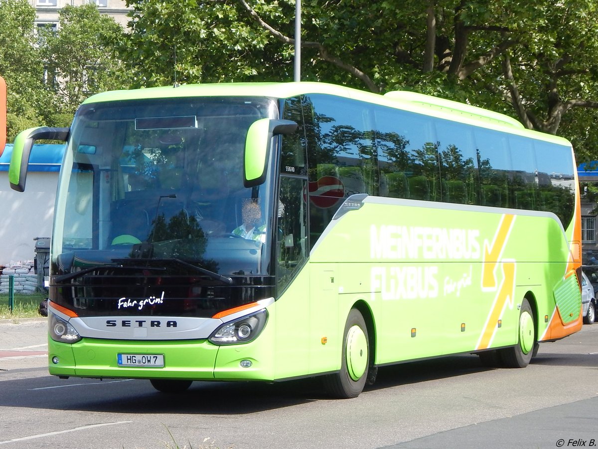 Setra 516 HD von Flixbus/Ohly-Weber aus Deutschland in Berlin am 11.06.2016