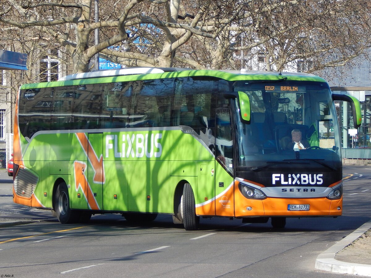 Setra 516 HD von Flixbus/Weiherer aus Deutschland in Berlin am 30.03.2019