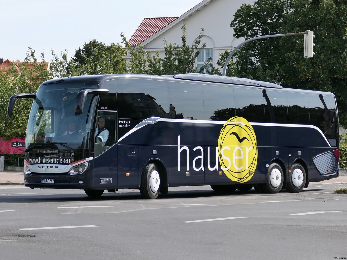 Setra 516 HD von Hauser aus Deutschland in Greifswald am 13.09.2020
