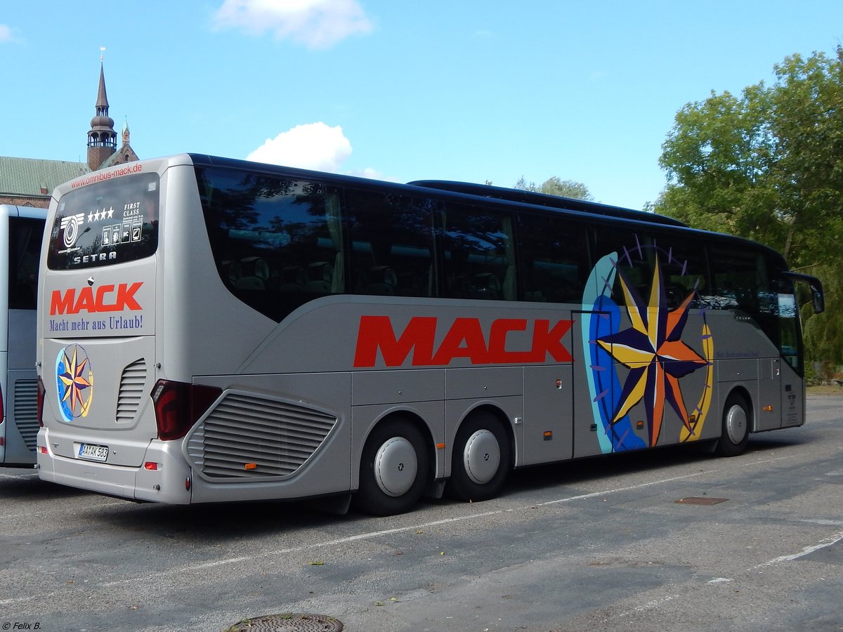 Setra 516 HD von Mack aus Deutschland in Stralsund am 25.08.2017