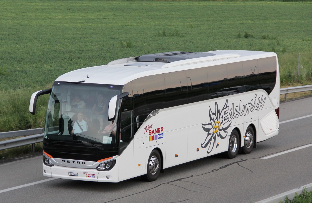 Setra 516 HD, Robert Saner / Edelweiss Reisen, Oensingen juin 2015 